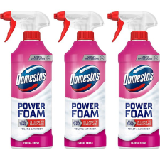 DOMESTOS Triopack Power Foam WC Floral Fresh 435 ml tisztító- és takarítószer, higiénia