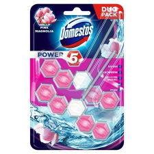 DOMESTOS WC fertőtlenítő, 2 db-os ,DOMESTOS Power 5, pink magnólia (KHT631) tisztító- és takarítószer, higiénia