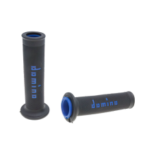 Domino A010 közúti markolatok fekete / kék (nyitott végek) egyéb motorkerékpár alkatrész