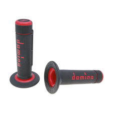 Domino Domino A020 off-road fekete/piros kormánymarkolat szett markolatgumi