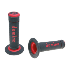 Domino Domino A190 off-road fekete/piros kormánymarkolat szett markolatgumi