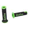 Domino Domino A450 on-road verseny fekete/zöld nyitott végű kormánymarkolat szett