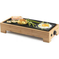 DOMO DO9270G Grillsütő Elektromos Tapadásmentes bevonat Fa, Fekete (DO9270G) grillsütő