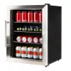 DOMO Hűtős vitrin, DOMO, 60 liter, rozsdamentes