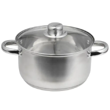 Domotti Rozsdamentes fazék fedővel 4,8L 22cm edény