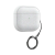 Domshop AirPods tok bőrhatású textúrával, kulcstartóval