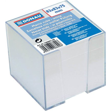 DONAU 83x83x75 mm Kockatömb - Fehér 600 lap / tömb (7490001-99) jegyzettömb