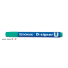 DONAU Alkoholos marker, 2-4 mm, kúpos, DONAU "D-signer U", zöld