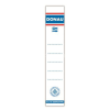DONAU Cserecímke, iratrendezőhöz, öntapadó, 33x153 mm, DONAU, fehér