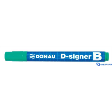 DONAU D-signer B táblamarker 2-4 mm zöld kúpos filctoll, marker