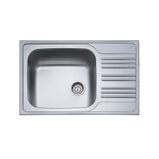 DONAU DE-167 Rozsdamentes Mosogatótálca - 1 Medence + Csepptálca - 780x500 mm mosogatótálca