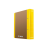 DONAU Donai Life A4 Gyűrűs könyv - Neon sárga (3835001FSC-11)