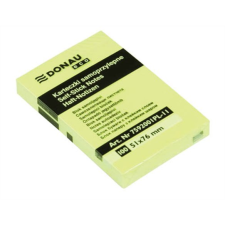 DONAU ECO 51x76mm öntapadó jegyzettömb - Sárga (100 lap / tömb) (7592001PL-11) post-it
