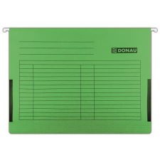  DONAU Függőmappa, oldalvédelemmel, karton, A4, DONAU, zöld mappa