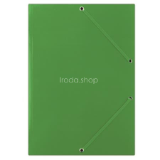 DONAU Gumis mappa, karton, A4, DONAU "Standard", zöld mappa