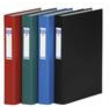 DONAU Gyűrűs könyv, 4 gyűrű, 40 mm, A4, PP/karton, DONAU, kék gyűrűskönyv