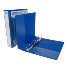 DONAU Gyűrűs könyv, panorámás, 4 gyűrű, D alakú, 63 mm, A4, PP, DONAU, kék gyűrűskönyv