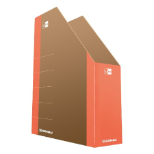 DONAU Irattartó papucs DONAU Life A/4 karton 75 mm neon narancssárga-barna irattartó