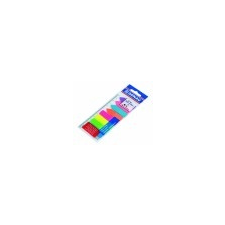 DONAU Jelölõcímke, mûanyag, címke és nyíl forma, 8x25 lap, 12x45/42 mm, DONAU, neon szín post-it