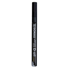 DONAU Lakkmarker, 2,2 mm, S, DONAU "D-oil", fekete filctoll, marker