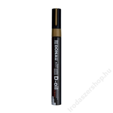 DONAU Lakkmarker, 2,8 mm, M, DONAU D-oil, arany (D7367AR) filctoll, marker