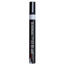 DONAU Lakkmarker, 2,8 mm, M, DONAU &quot;D-oil&quot;, fehér filctoll, marker