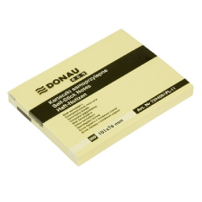 DONAU Öntapadó jegyzettömb DONAU ECO 101x76 mm 100 lap sárga post-it