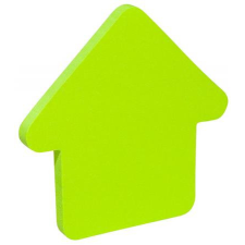  DONAU Öntapadó jegyzettömb, nyíl alakú, 50 lap, DONAU, zöld jegyzettömb