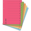 DONAU Regiszter, karton, A4, mikroperforált, , vegyes színek