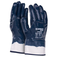 DONAU Szerelőkesztyű, nitril, DONAU  Safety 03 , 10/XL méret, sötétkék védőkesztyű