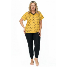Donna Queen női pizsama, sárga 3XL hálóing, pizsama
