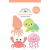 Doodlebug Design Díszítőelem - Seaside Summer - Shore Is Fun - Doodle-Pops (1 db)