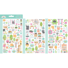 Doodlebug Design Matrica - Pretty Kitty - Mini Icons Stickers (3 ív) matrica