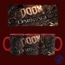 Doom - The Dark Ages bögre (Piros) ajándéktárgy