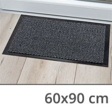  Doormat szennyfogó szőnyeg (60x90 cm) fekete színű lábtörlő lakástextília