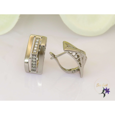  Dóra antiallergén bőrbarát dizájn fülbevaló-rodium fülbevaló