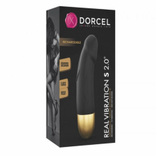 Dorcel Dorcel Real Vibration S 2.0 - akkus vibrátor (fekete-arany) vibrátorok