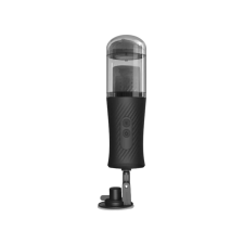 Dorcel Dorcel Thrust Blow - akkus, talpas, lökő műpunci maszturbátor (fekete) egyéb erotikus kiegészítők férfiaknak