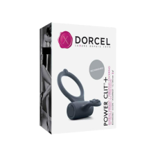 Dorcel Power Clit Plus - akkus, vibrációs péniszgyűrű (fekete) péniszgyűrű