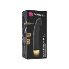 Dorcel Real Vibration M 2.0 - akkus vibrátor (fekete-arany) vibrátorok