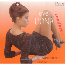  DORINA harisnyanadrág, 15 DEN m:170-116 (4) 999 fekete harisnya, combfix