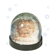 Dörr fotó hógömb, széles, hóval és csillámmal fényképkeret