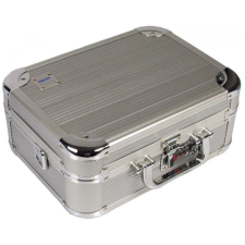 Dörr Silver 20 Aluminium bőrönd szivacsbetéttel - Ezüst fotós táska, koffer
