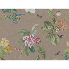  Dorset/300 - 309 dohánybarna nyomott dimout lakástextília