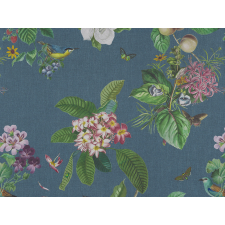  Dorset/300 - 611 farmerkék nyomott dimout lakástextília