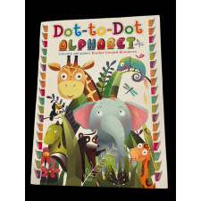  Dot-to-dot Ábécé - Kösd össze! színező, zsiráf kreatív és készségfejlesztő