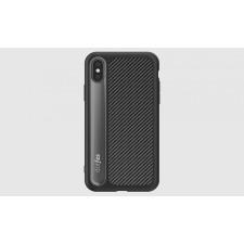 Dotfes Telefontok, iPhone X / XS hátlaptok, karbon mintás, fekete, Dotfes G06 tok és táska
