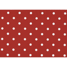DOTS RED / piros pöttyös 45cm x 15m öntapadós tapéta tapéta, díszléc és más dekoráció