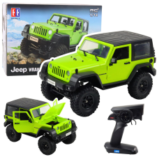 Double E Távirányítású terepjáró RC Jeep Wrangler Rock Crawler Zöld 1:14 távirányítós modell