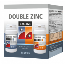  Double Zinc exc-inc kapszula 30+30 db 60 db gyógyhatású készítmény